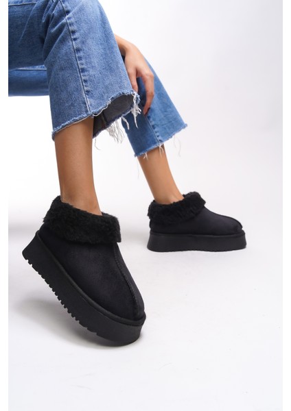 Loralath Kadın Yüksek Tabanlı Kürklü Rahat Bot 0012203 modelleri