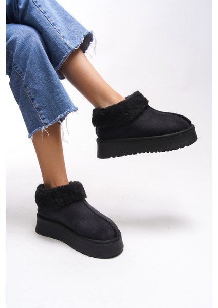 Loralath Kadın Yüksek Tabanlı Kürklü Rahat Bot 0012203 fırsatları