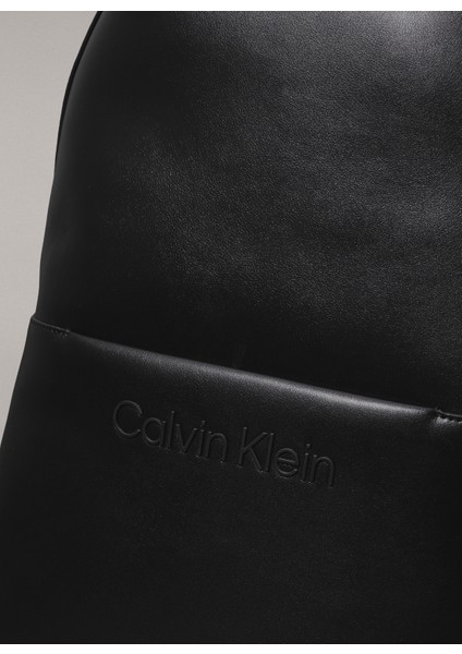 Calvin Klein Siyah Erkek Sırt Çantası Ck Set Round Bp