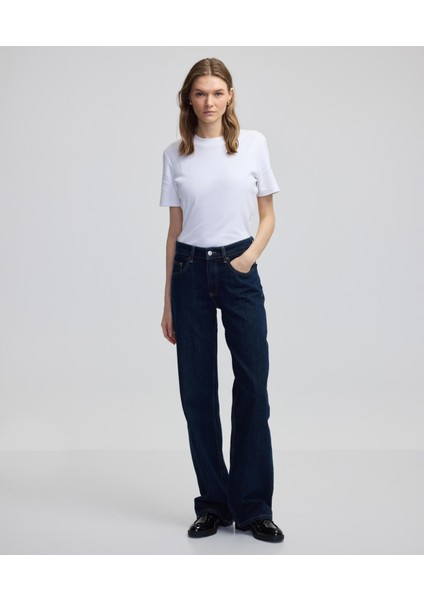 Wide Leg Fit Jean Pantolon