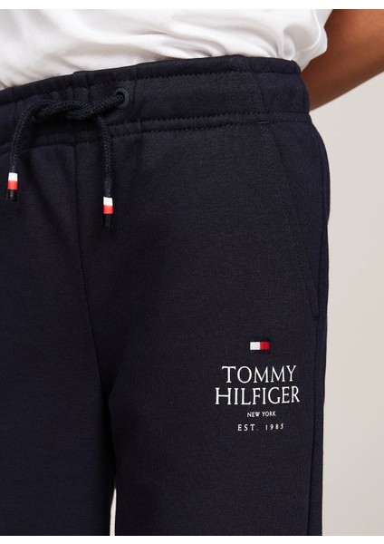 Tommy Hilfiger Lastikli Paça Lacivert Erkek Eşofman Altı KB0KB09244DW5