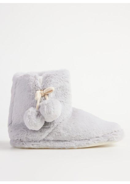 Gri Kadın Panduf Ajna