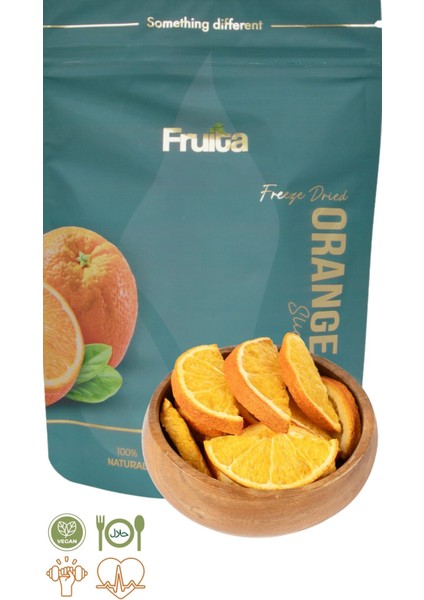 Portakal - Dondurularak Kurutulmuş - Sağlıklı Doğal Cips - Freeze Dried Orange 20GR