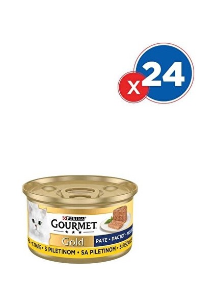 Gourmet Gold Kıyılmış Tavuklu 85 GRX24'LÜ