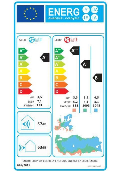 Wind Free Multi 1+2 Sistem (AJ068TXJ2KH/EA) 9+12 Btu Iç 6,8 Kw Dış Ünite Klima