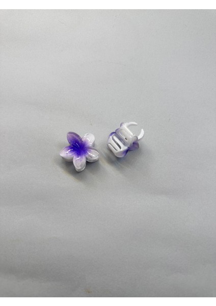 2 Adet, Renkli Mandallı 3 cm Lotus Çiçeği Toka Kadın/kız/çocuk