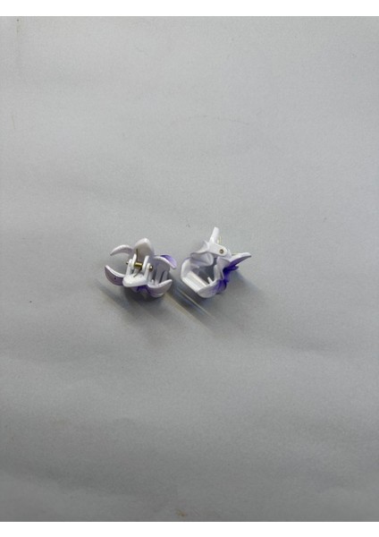 2 Adet, Renkli Mandallı 3 cm Lotus Çiçeği Toka Kadın/kız/çocuk