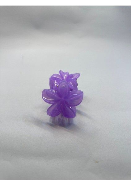 Tekli, Mor Renk 5 cm Lotus Çiçeği Mandal Toka fiyatları