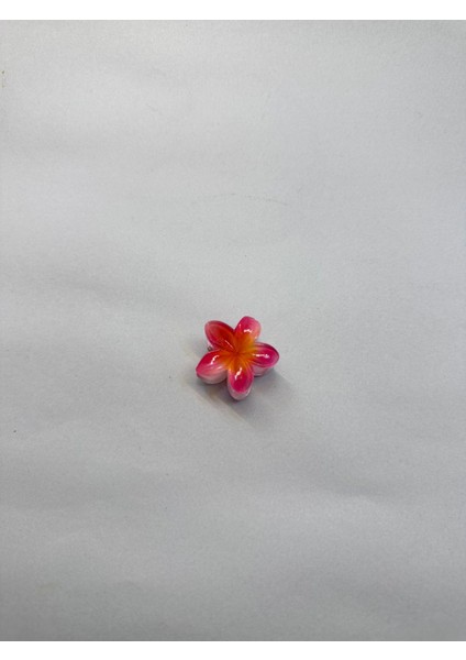 1 Adet, Renkli Mandallı 3 cm Lotus Çiçeği Toka Kadın/kız/çocuk