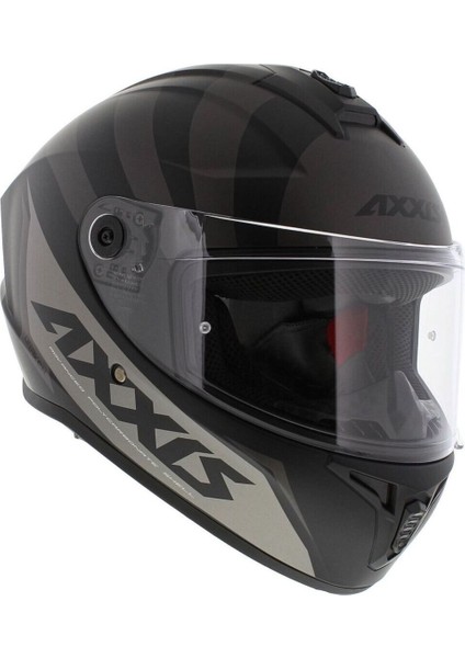 Axxıs Draken S Premier B1 Matt Black Kask + Füme Vizör