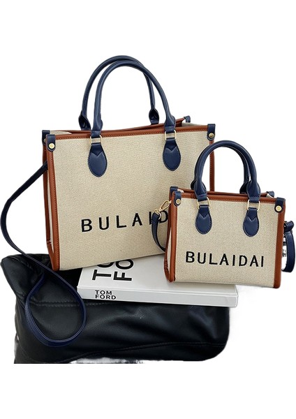 Kanvas İşlemeli Vintage Omuz Çapraz Askılı Çanta (Yurt Dışından)