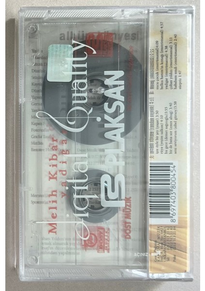 Melih Kibar Yadigar Kaset (Jelatininde Sıfır Orjnal Dönem Baskı Kaset)