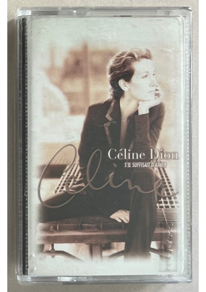 Celine Dion S'ıl Suffisait D'aimer Kaset (Orjnal Dönem Baskı Kaset)
