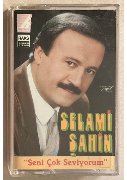 Selami Şahin Seni Çok Seviyorum Kaset (Orjnal Dönem 1999 Hamle Müzik Kağıt Baskı Kaset)