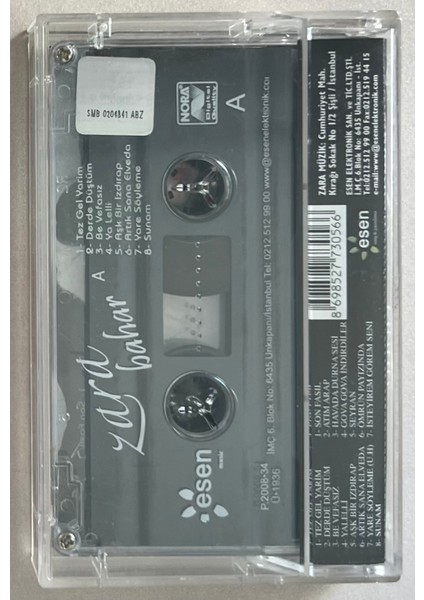 Zara Bahar Kaset (Orjnal Dönem Baskı Kaset) fiyatları