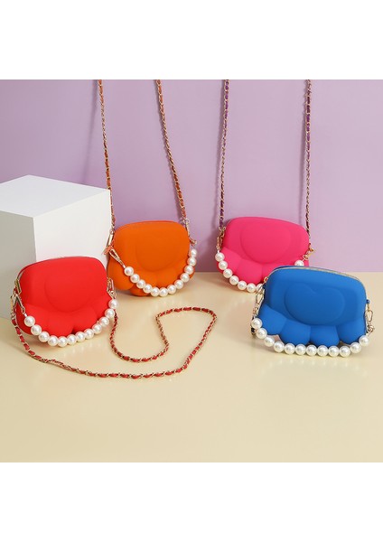 Kadın Kedi Pençesi İnci Zincir El Çapraz Askılı Çanta (Yurt Dışından) modelleri