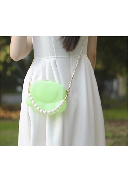 Kadın Kedi Pençesi İnci Zincir El Çapraz Askılı Çanta (Yurt Dışından) fiyatları