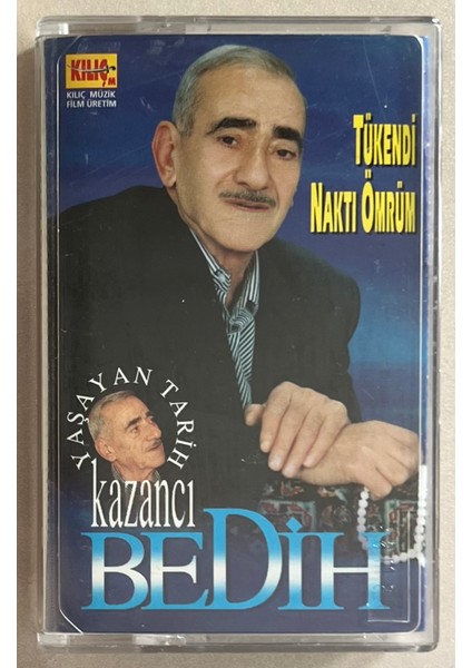 Kazancı Bedih Tükendi Nakti Ömrüm Kaset (Orjnal Dönem Baskı Kaset)