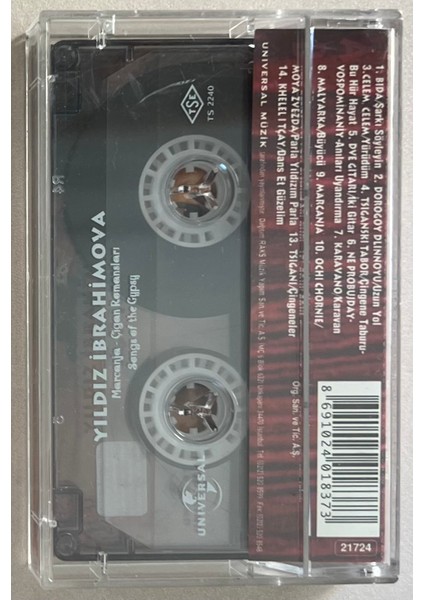 Yıldız Ibrahimova Marcanja Çigan Romansları Kaset (Orjnal Dönem Baskı Kaset)