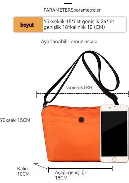 Modaya Uygun Naylon Su Geçirmez Büyük Kapasiteli Bez Çanta (Yurt Dışından) fiyatları