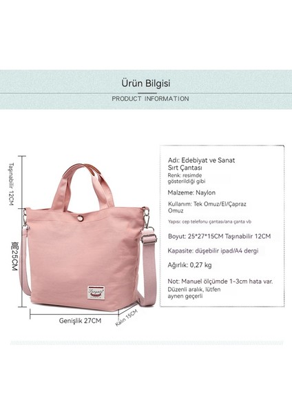 Ins Tuval Gündelik Kadın Omuz Çantası (Yurt Dışından) indirimleri