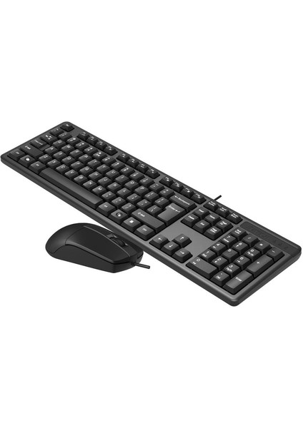 A4 Tech KR-3330 Q Usb Fn-Multimedya Klavye + Optik Mouse Set