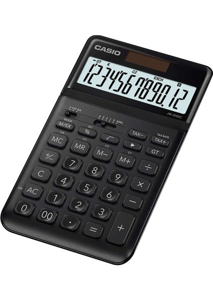 JW-200SC-BK 12 Hane Siyah Masa Üstü Hesap Makinesi