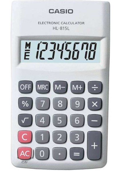 HL-815L-WE 8 Hane Beyaz Hesap Makinesi