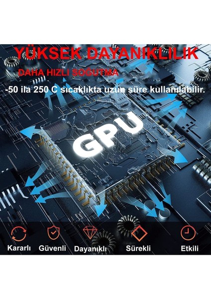 Büyük Boy HY-510 (35GR) 1.93 W/m.k Termal Macun Cpu Soğutma Pastası Cpu Gpu Ps4 Ps3 Pc