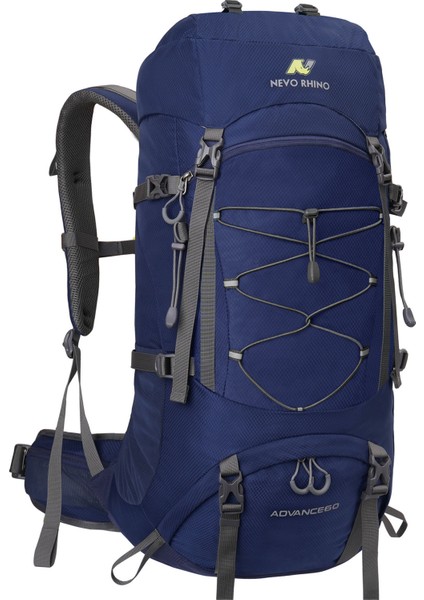 Outdoor Kamp ve Yürüyüş Sırt Çantası (60 Litre) Lacivert 9032