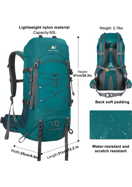 Outdoor Kamp ve Yürüyüş Sırt Çantası (60 Litre) Lacivert 9032 fiyatları