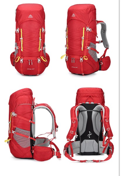 Outdoor Kamp ve Yürüyüş Sırt Çantası (50 Litre) Kırmızı 8197 fiyatları