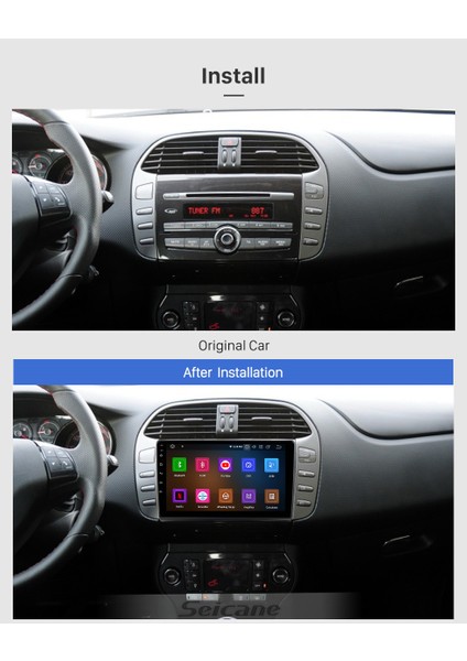 Fıat Bravo 2006+ Multimedya Navigasyon Usb Kamera Carplayer 4 Ram