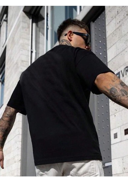 Erkek Faith Over Baskılı Oversize T-Shirt fiyatları