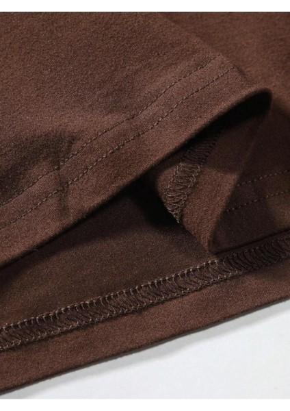 Erkek Chicago Baskılı Oversize T-Shirt