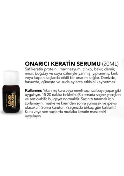 Yıpranan Saçlara Keratin Bakım - Onarıcı Full Set
