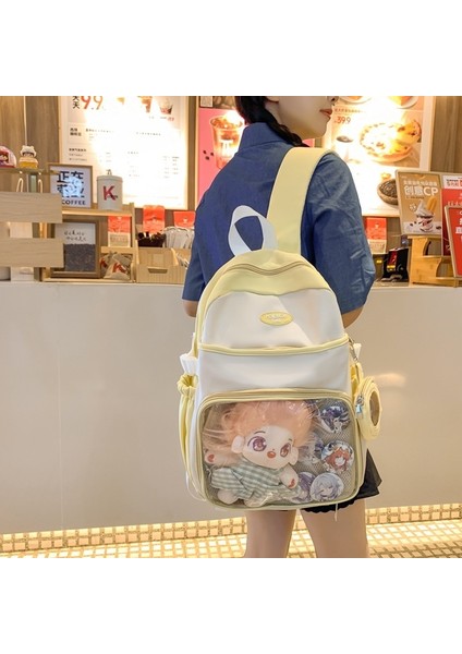 Niş Büyük Kapasiteli Şeffaf Sırt Çantası (Yurt Dışından)
