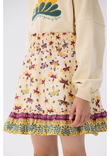 Bg Store Kız Çocuk Desenli Etek modelleri