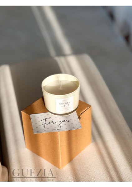 Golden Hour | Scented Candle | Dekoratif Mum
