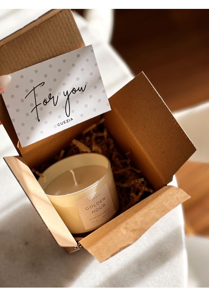 Golden Hour | Scented Candle | Dekoratif Mum