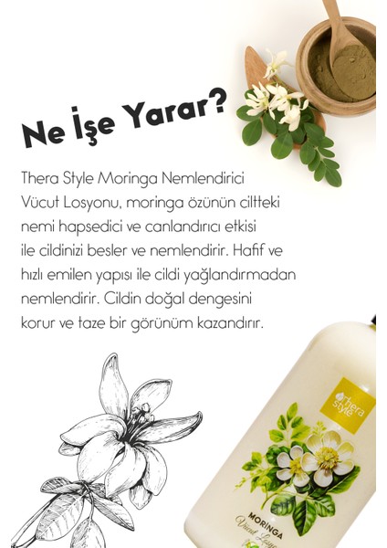 Therastyle Moringa Nemlendirici Vücut & El Losyonu fırsatları