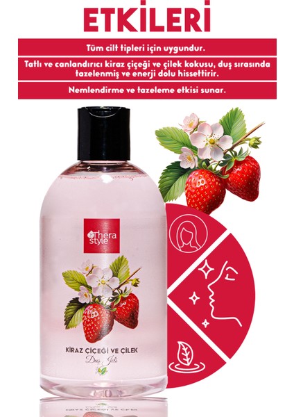 Therastyle Kiraz Çiçeği ve Çilek Arındırıcı Duş Jeli indirimleri
