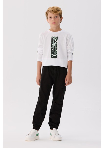 Bg Store Erkek Çocuk Siyah Pantolon