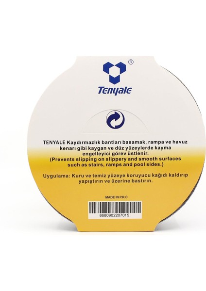 Kaydırmazlık Bantı 50 MMX25 mt Siyah