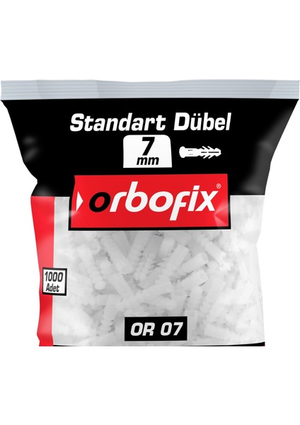 Plastik Dubel 7 mm (1000 Adet) modelleri