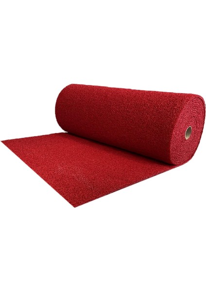 Walkm. Kıvırcık Paspas 12 mm X100 cm Kırmızı 20 mt