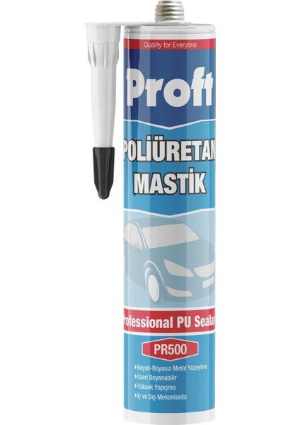 Poliüretan Mastik 280 ml (PR500) Siyah