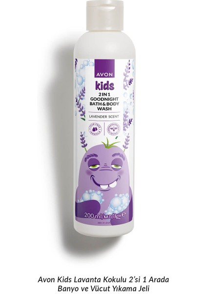 Kids Arada Çocuklar İçin Lavanta Kokulu Banyo ve Vücut Yıkama 200 ml x 2 adet modelleri