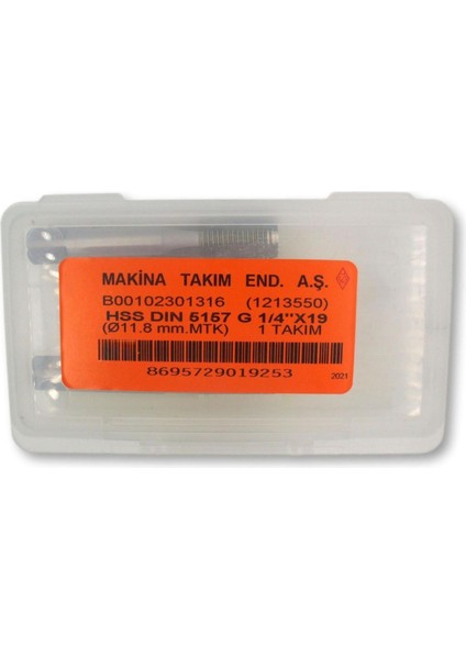Mte Hss 2li El Kılavuz DIN5157 G1/4"X19 102301316 fiyatları