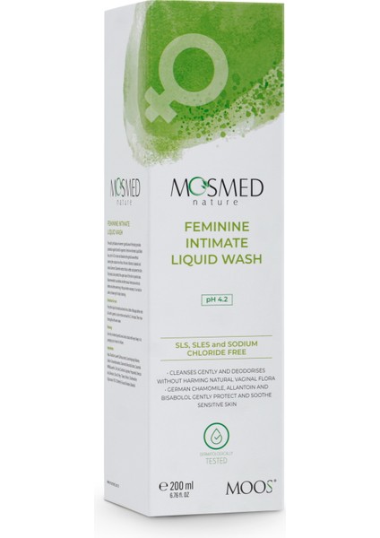 pH 4.2 Intim Tuzsuz Sülfatsız Likit 200 Ml. (KADIN)